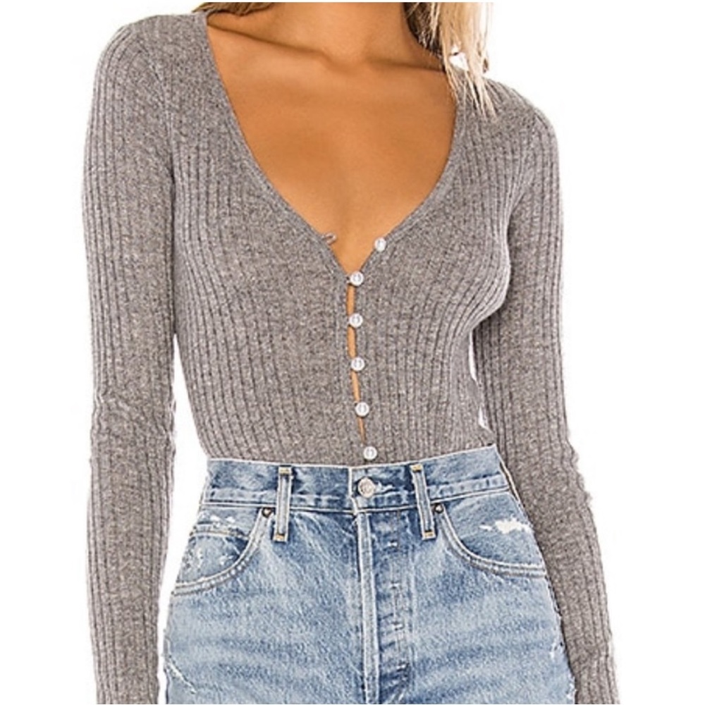 ISO lovers + friend grey baxter cardigan